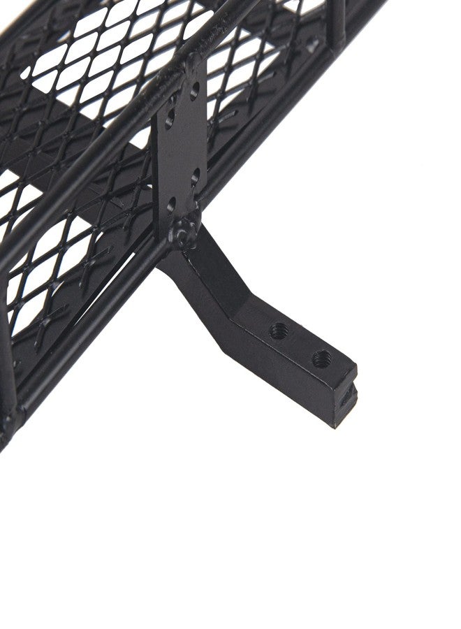 Vgoohobby Metal 6.41"x1.92" RC Back Hitch Cargo Carrier Luggage Basket Rear Carrier Mount Trailer Compatible with RC4WD Traxxas TRX4 Axial SCX10 90046 SCX10 III D90 Redcat Gen7 1/10 RC Crawler Car - Image 4