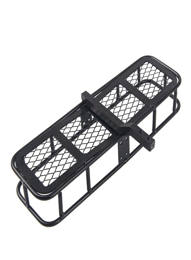 Vgoohobby Metal 6.41"x1.92" RC Back Hitch Cargo Carrier Luggage Basket Rear Carrier Mount Trailer Compatible with RC4WD Traxxas TRX4 Axial SCX10 90046 SCX10 III D90 Redcat Gen7 1/10 RC Crawler Car - Image 3