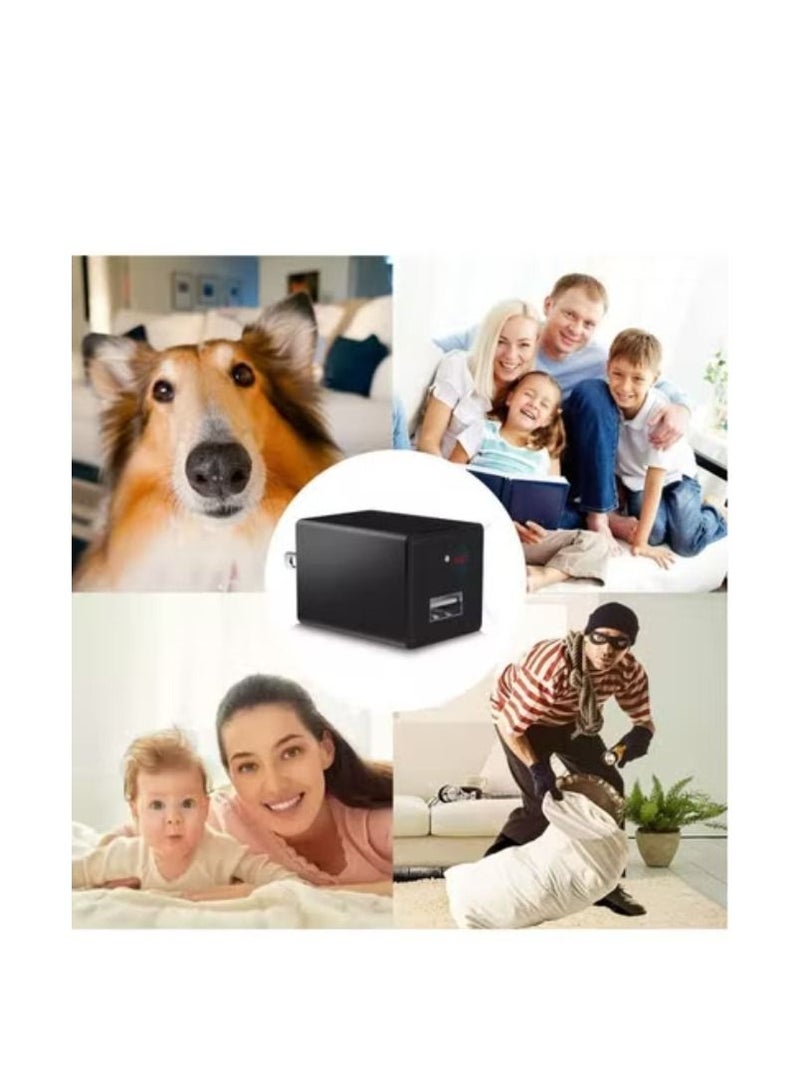 Generic Mini Charger Hidden Camera HD 1080P Motion Detection USB Wall Charger Camera Plug Camera Loop Recording Nanny Cam Home Security Camera Housekeeper  - Image 3
