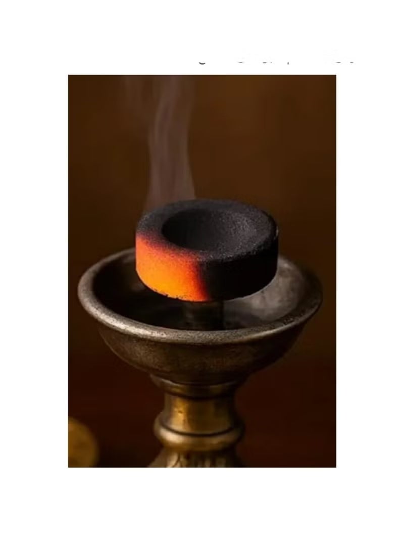 Wadi Halfa Black Incense Charcoal Round Standard Size Fast Ignition 33mm Box Contains 60 Tablets - Image 4