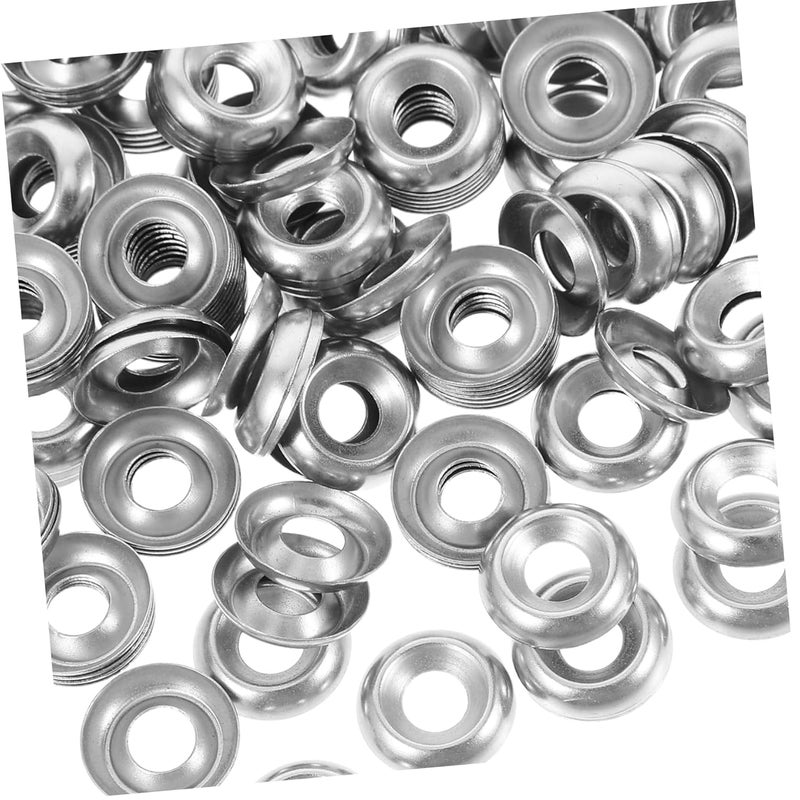 200pcs Stainless Steel Concave and Convex Gasket Rugged Fisheye Cup Washers for Enhanced Stability Automotive Plumbing and Industrial Applications - Image 3