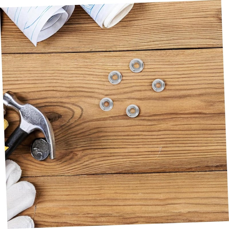 200pcs Stainless Steel Concave and Convex Gasket Rugged Fisheye Cup Washers for Enhanced Stability Automotive Plumbing and Industrial Applications - Image 5