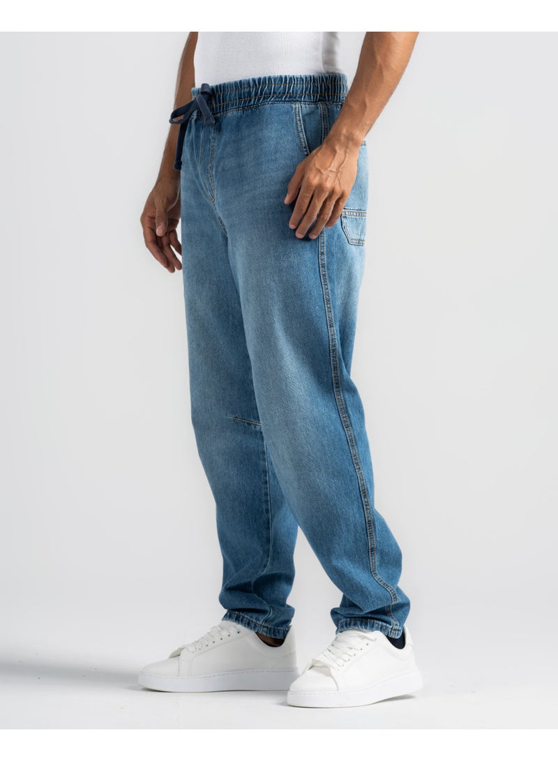 Dott Men’s Denim Jogger Pants - Image 2