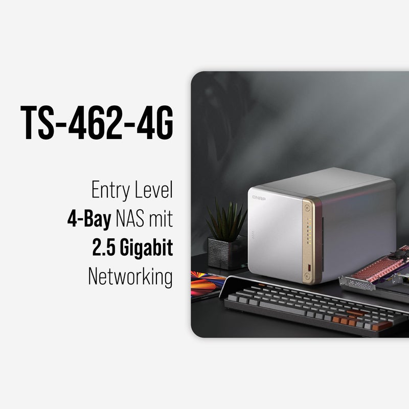 QNAP QNAP NAS TS-462-4G (4 Bay)  - Image 2