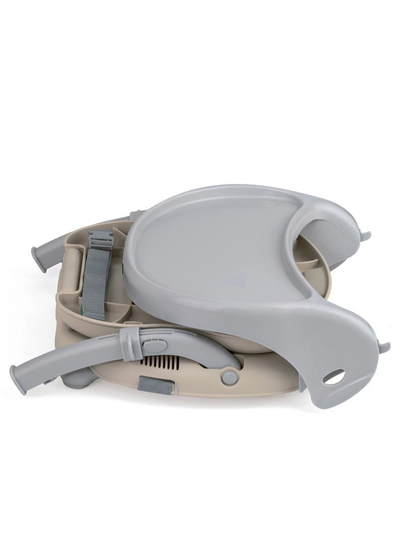 Cam - Smarty Booster Baby Feeding Chair, Snack Seat, Smart Pop, Portable, Booster Seat With Tray Eating, Dinning Lightweight, Compact Fold, Travel, Camping - Brown Teddy - Image 5