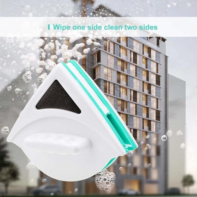 OLAFUR Magnetic Window Cleaner DoubleSide Glazed Two Sided Glass Cleaner Wiper with 2 Extra Cleaning Cotton Cleaner Squeegee Washing Equipment - Image 3