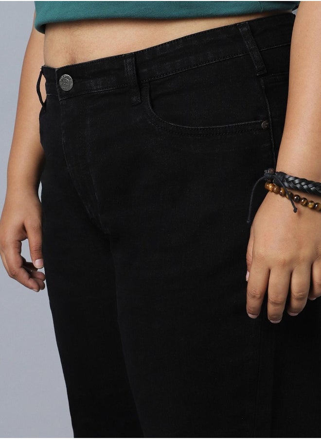 HIGH STAR Women Black Jeans  - Image 1