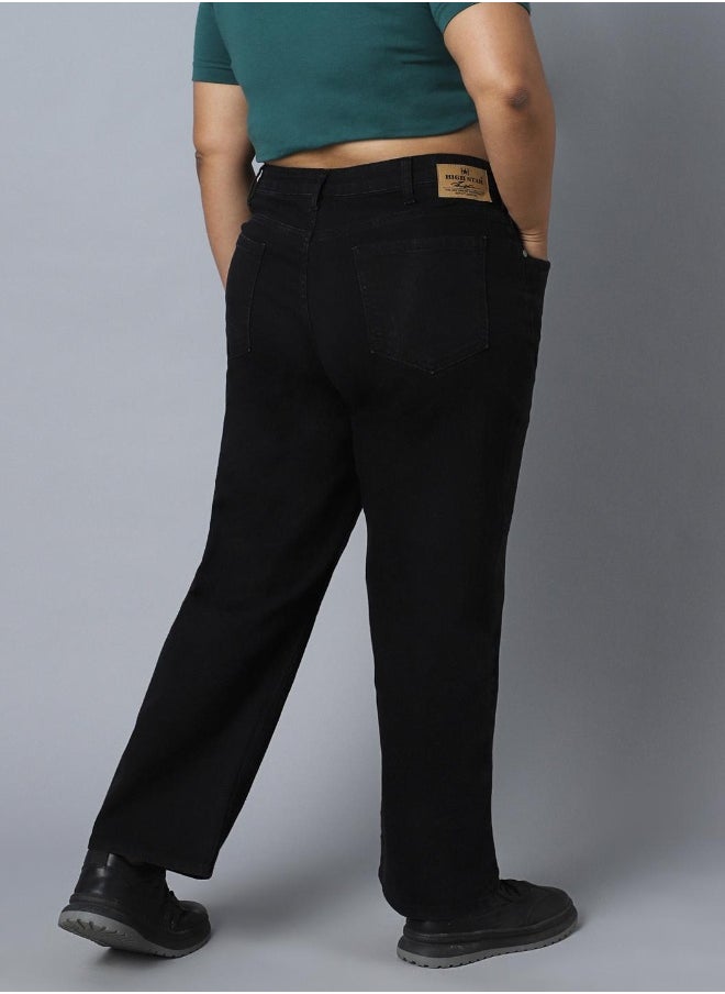 HIGH STAR Women Black Jeans  - Image 2