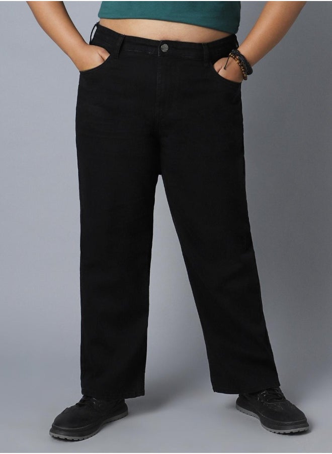 HIGH STAR Women Black Jeans  - Image 4