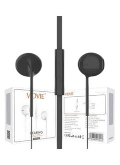 Vidvie VIDVIE HS-604 Wired Earphone 3.5mm Plug Surround Heavy Bass Stereo Channel In-Ear Headphones - Black  - Image 2