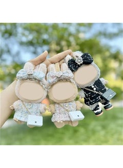 OCTOBER Labubu Clothes - Clothes for Labubu Outfit,Chic Style Set for 17cm Labubu Dolls,17cm Doll Clothes Suitable for 17cm labubu Dolls Accessories，Shoes + 1 Clothes + 1 Bag + 1 Hairband(Style A)  - Image 3