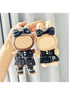 OCTOBER Labubu Clothes - Clothes for Labubu Outfit,Chic Style Set for 17cm Labubu Dolls,17cm Doll Clothes Suitable for 17cm labubu Dolls Accessories，Shoes + 1 Clothes + 1 Bag + 1 Hairband(Style A)  - Image 4
