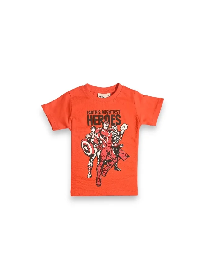 MARVEL MARVEL BOYS T-SHIRT & SHORT SET‬