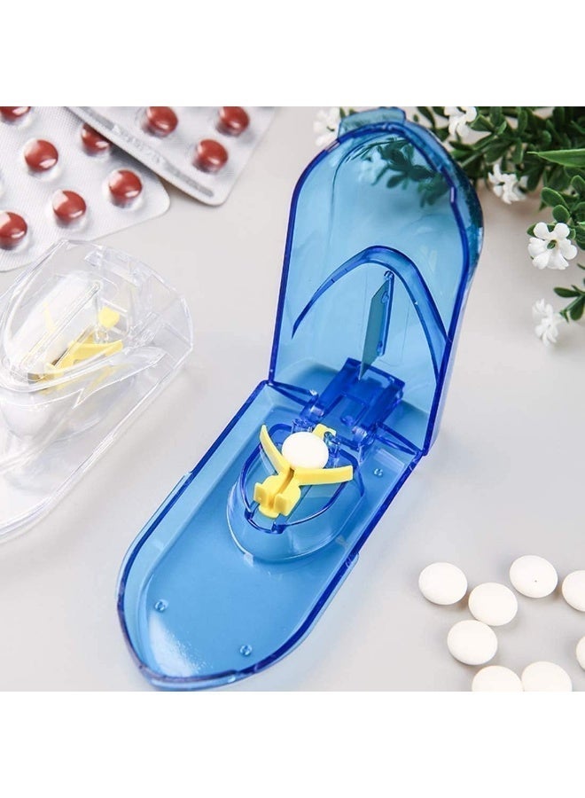 ChicAbode 2 قطع قطعة حبوب القطع ، حبوب المقسم مع مقصورة التخزين مربع القطع للحبوب الكبيرة الصغيرة متعددة حبوب القطع برو حبوب المقسم الكبير يقطع حبوب متعددة بسهولة نظيفة بدقة - Image 4