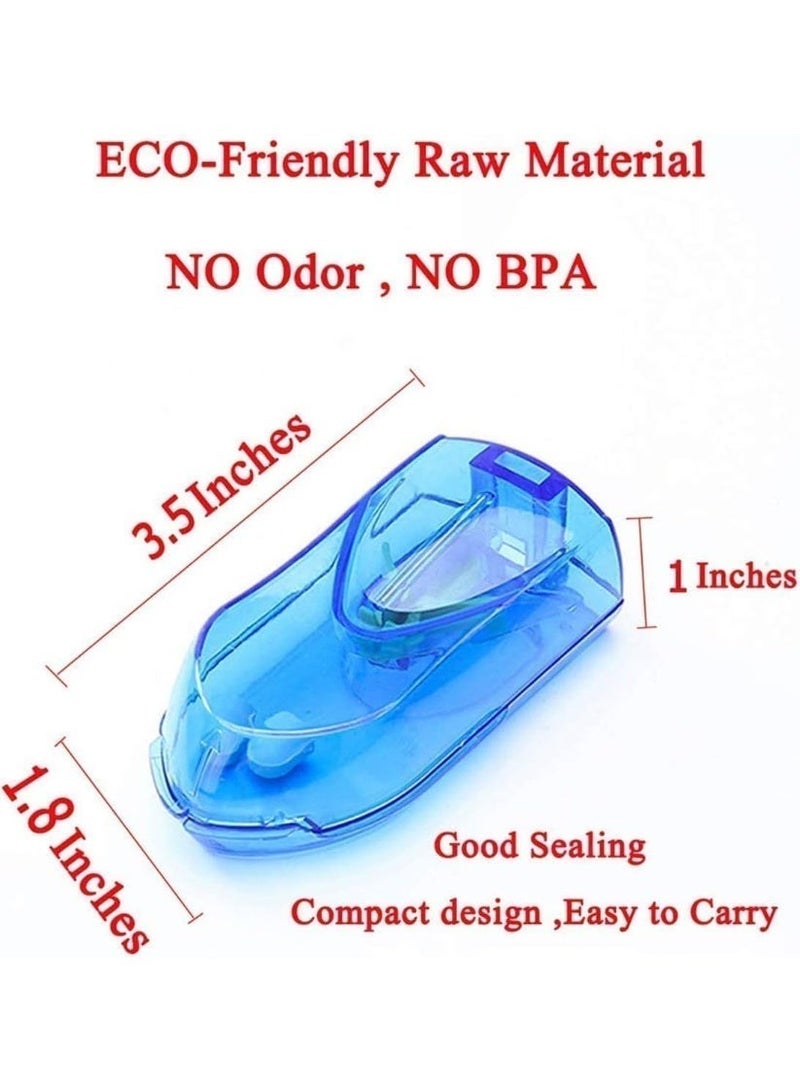 ChicAbode 2 قطع قطعة حبوب القطع ، حبوب المقسم مع مقصورة التخزين مربع القطع للحبوب الكبيرة الصغيرة متعددة حبوب القطع برو حبوب المقسم الكبير يقطع حبوب متعددة بسهولة نظيفة بدقة - Image 2