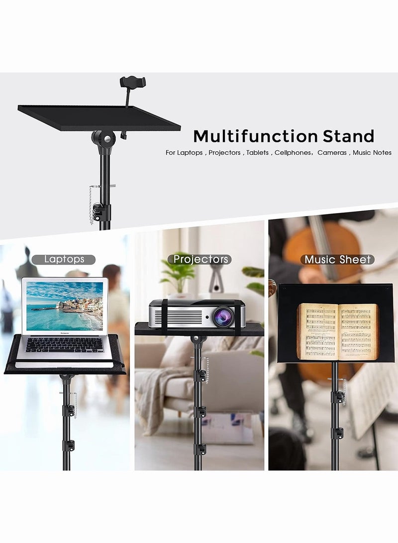 general Projector Stand Tripod, Laptop Floor Stand Adjustable Height 23 to 63 Inches, Multifunctional Projector Tripod Stand for Office Home Theater, Projector Stand for Outdoor Movies - Image 4