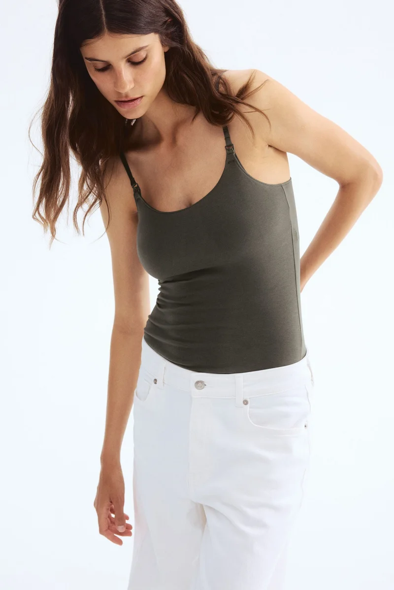 H&M MAMA 3-pack nursing vest tops