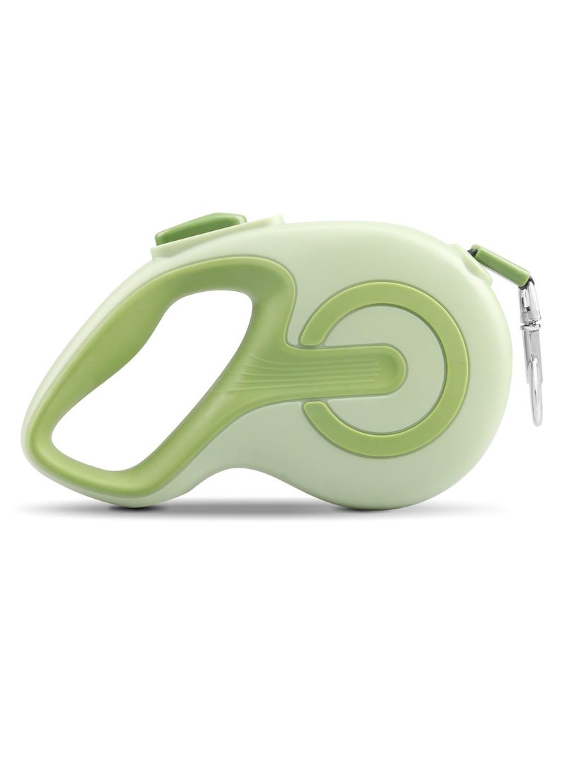 Excefore Retractable Dog Leash, 360° Tang-free Inlet, Ergonomic Handle, Quick-Lock System, Ideal for Up to 44lbs Capacity Small to Large Dogs, One-Handed Brake for Running Walking, Green - Image 1
