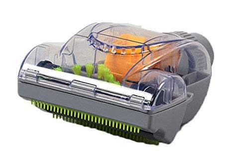 ECOMAID 1-1/4-Inch 32mm Air Driven Pet Upholstery Turbo Brush Vacuums Nozzle Tool with Pet Attachment Swivel Head - Image 5