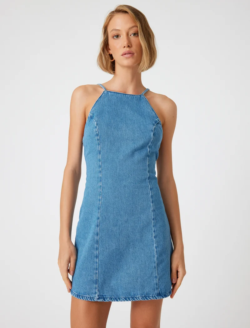 KOTON Mini Denim Dress