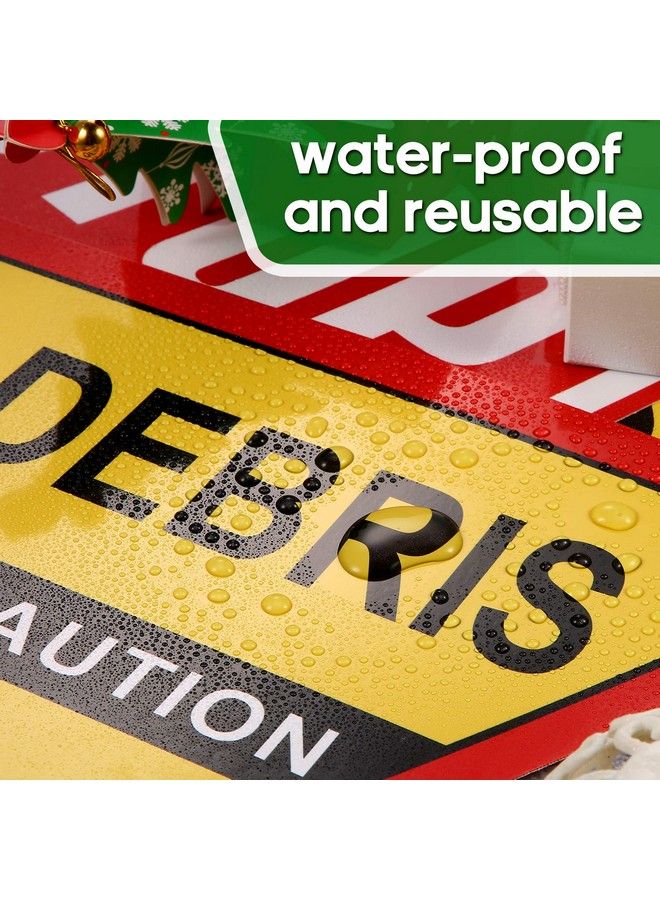 Blulu زينة الحفلات لافتات ملصقة لافتات حفلات موضوعية قصص ورقية مع 40 نقطة لاصقة (لافتات البناء 12 قطعة) - Image 4