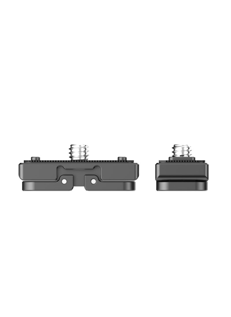 Action Camera Mount Adapter for Insta360 x4 Quick Release Foldable Extension Adapter Base with 1/4" Screw Converter(Aluminum Alloy)