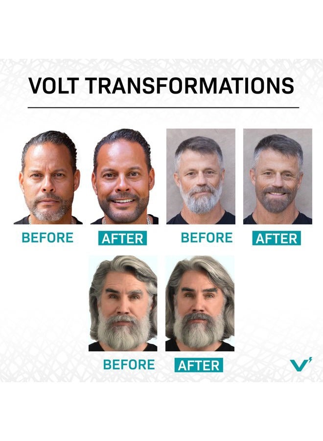 VOLT Grooming Instant Beard Color ECO 2 Pack Refill - Smudge and Water Resistant Quick Drying Brush on Color for Beards, Mustaches, and Eyebrows, Sand (Blonde) - Image 4