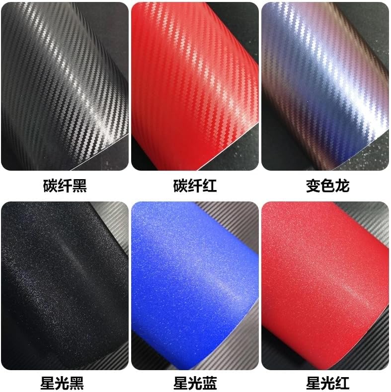 MUXEE 3Pcs Carbon Fiber Steering Wheel Cover Trims - Image 3