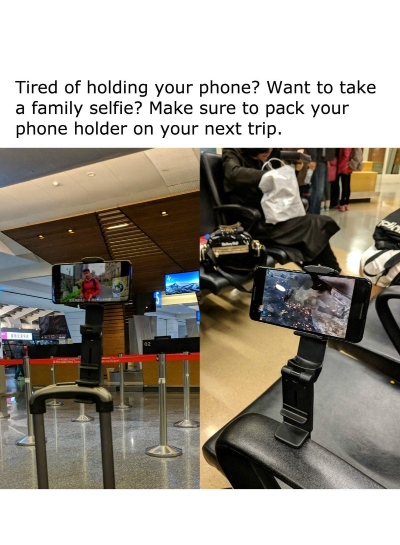 General Universal in Flight Airplane Phone Holder Mount,Phone Mount for Car,Hands Free Viewing with Multi-Directional Dual 360 Degree Rotation,Pocket Size Must Have Travel Essential Accessory for Flying  - Image 4