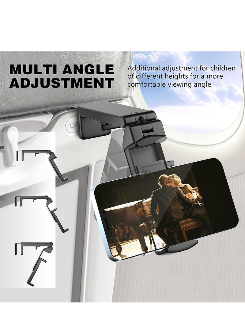 General Universal in Flight Airplane Phone Holder Mount,Phone Mount for Car,Hands Free Viewing with Multi-Directional Dual 360 Degree Rotation,Pocket Size Must Have Travel Essential Accessory for Flying  - Image 3