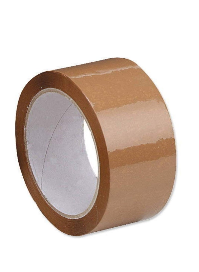 KNP KNP Brown Packaging Tape 2 Inch for Parcels and Boxes This Brown Packing Tape Provides a Strong Secure and Sticky Seal for Your Cardboard Boxes and for Moving House 50 YRD 10 