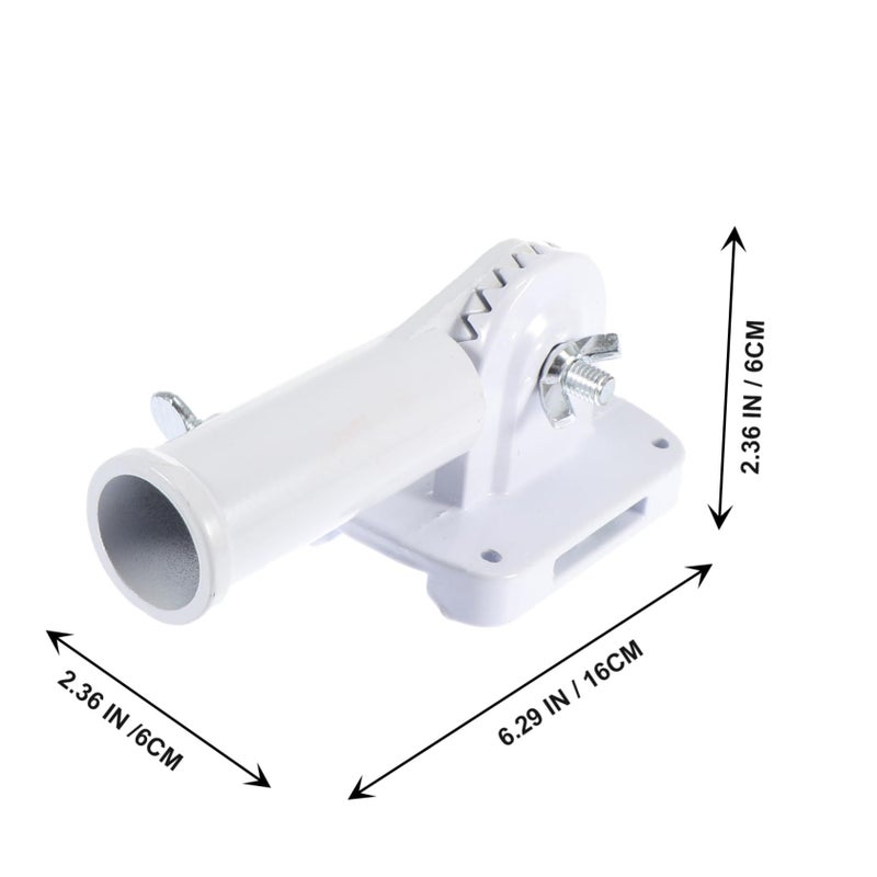 Heavy Duty Adjustable Wall Mounted Flag Pole Holder Bracket Metal for Outdoor Garden Use - Image 4
