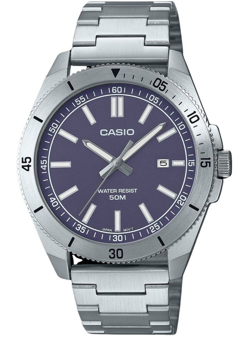 CASIO Quartz Analog Stainless Steel Men's Watch MTP-B155D-2EVDF - Image 1
