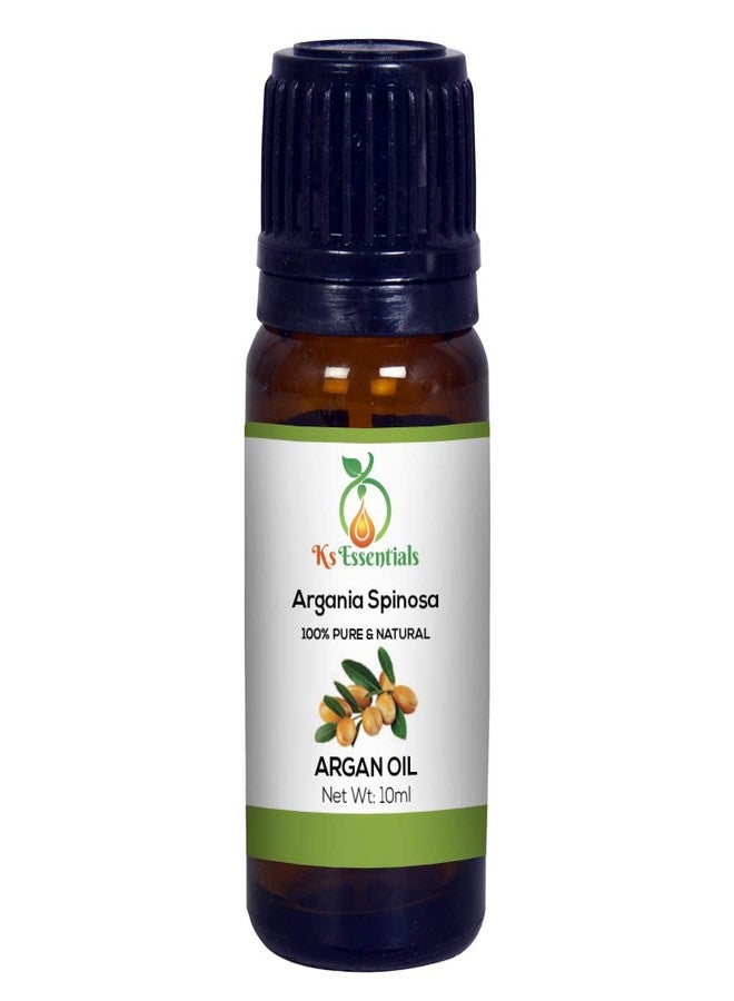 Ks Essentials زيت الأرغان المغربي النقي 100% من كي إس إسينشالز (أرغانيا سبينوزا) للعناية بالشعر والبشرة (10 مل) - Image 1