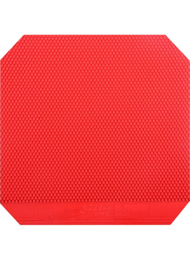 DHS مطاط (السعادة المزدوجة) ، مطاط مضرب تنس الطاولة ظل التنين ، نوع هجومي ، أحمر ، 2.2 - Image 3