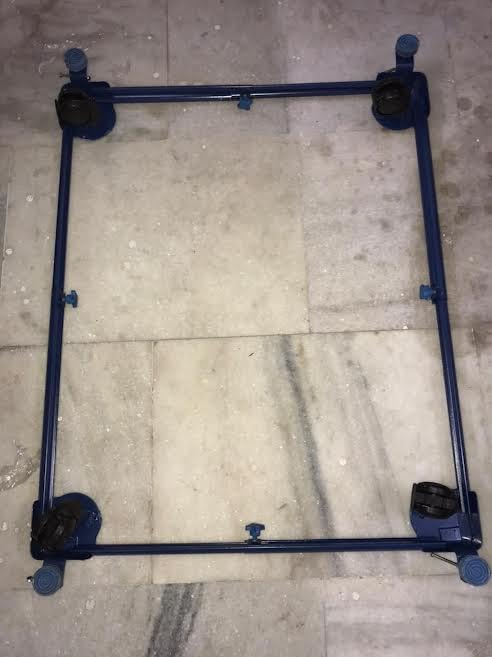 SK and Sons Durable Metal Washing Machine Trolley Stand Home Versatile Appliance Trolley Stand  - Image 5