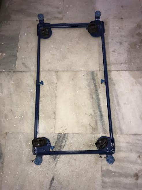 SK and Sons Durable Metal Washing Machine Trolley Stand Home Versatile Appliance Trolley Stand  - Image 2