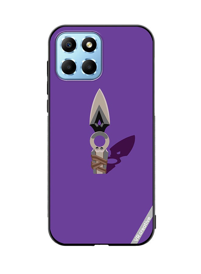 VR CREATIVE Protective Case Cover For Honor X8 5G Jett Knife Valorant Design Multicolour - Image 1