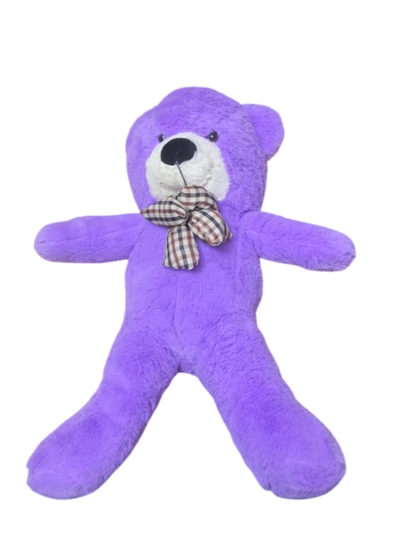 Huitich Purple Teddy Bear Style with Ribbon 60cm 0.8kg  - Image 1