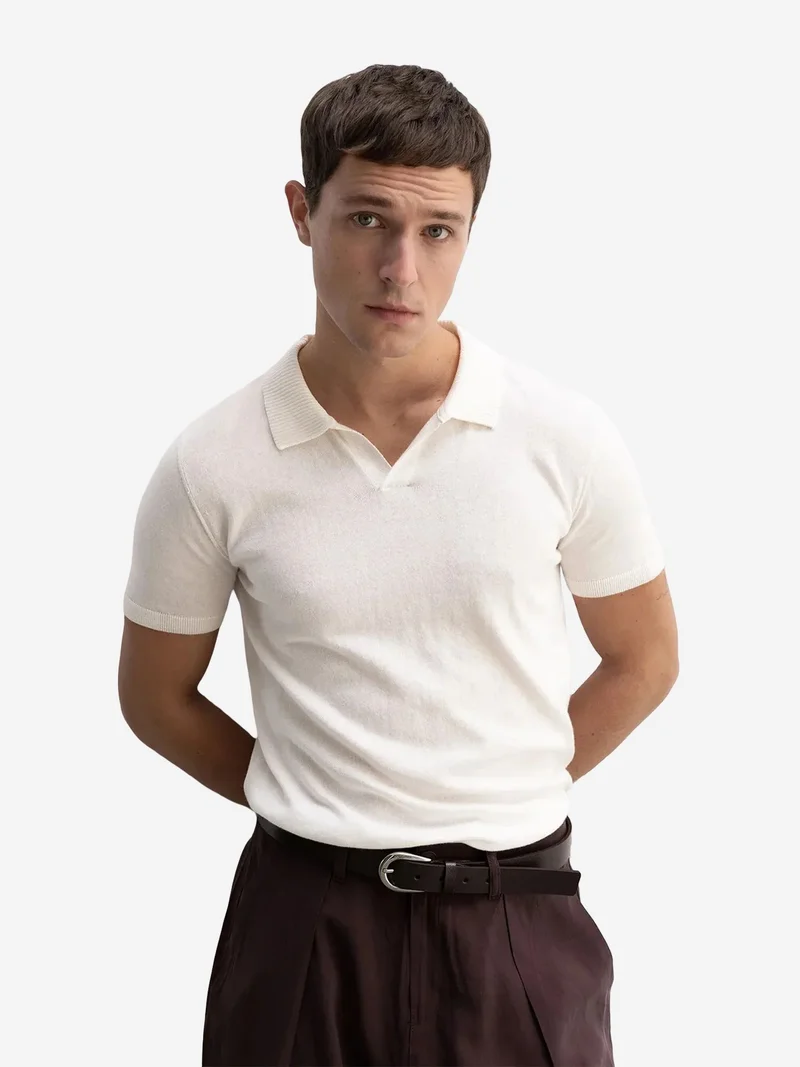 جيستو GIESTO Slim Fit Polo Collar T-Shirt