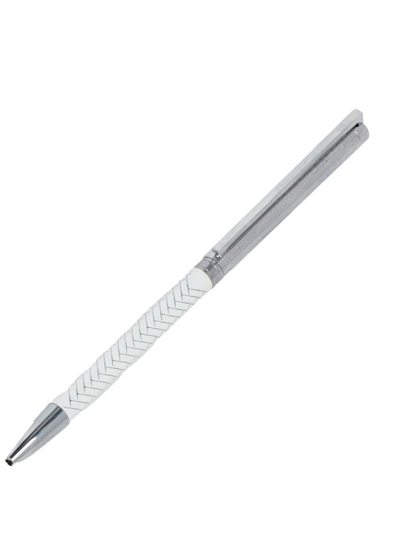 RS slim pen with white and silver crystal clip - Image 2