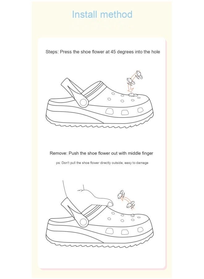 Cartoon & Anime Series Shoe Charms Soft Glue Buckles Clogs Decor  Accessories - Image 2