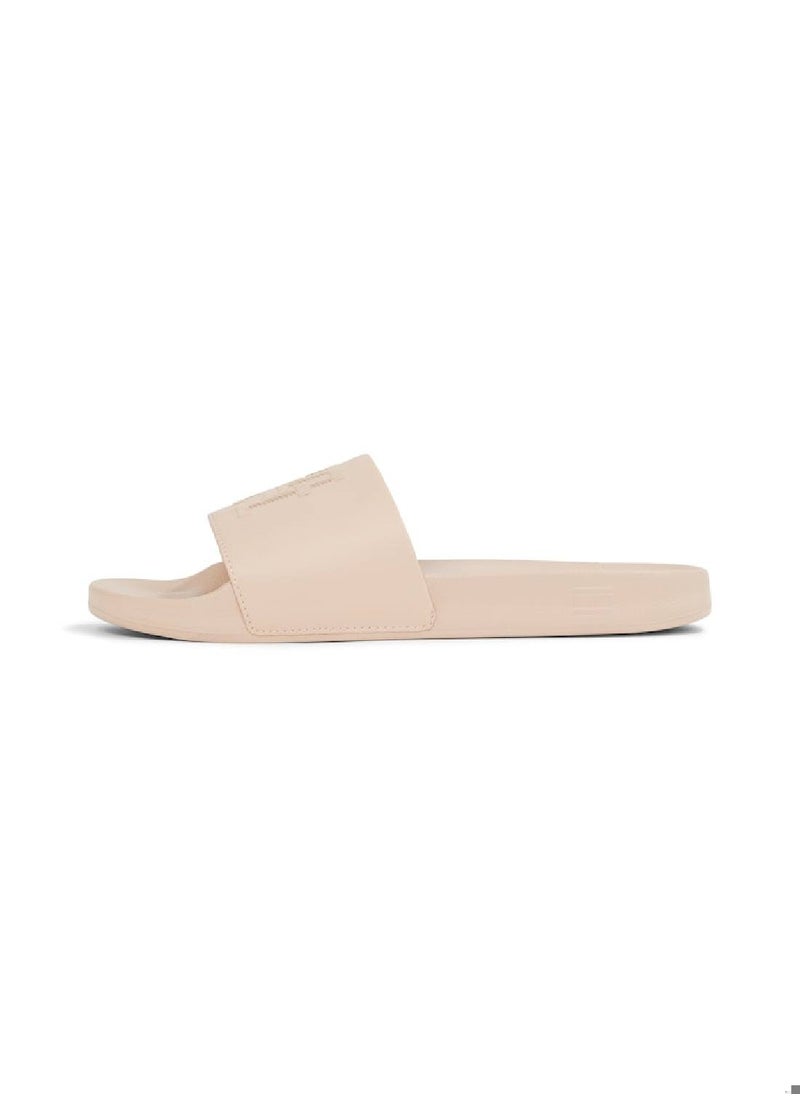 Women's Embroidered Logo Slides - Faux Leather, Pink - pzsku/ZC820CA24E362E9568F83Z/45/_/1738742083/045343a0-4141-4984-81af-dd7827a4c9f1