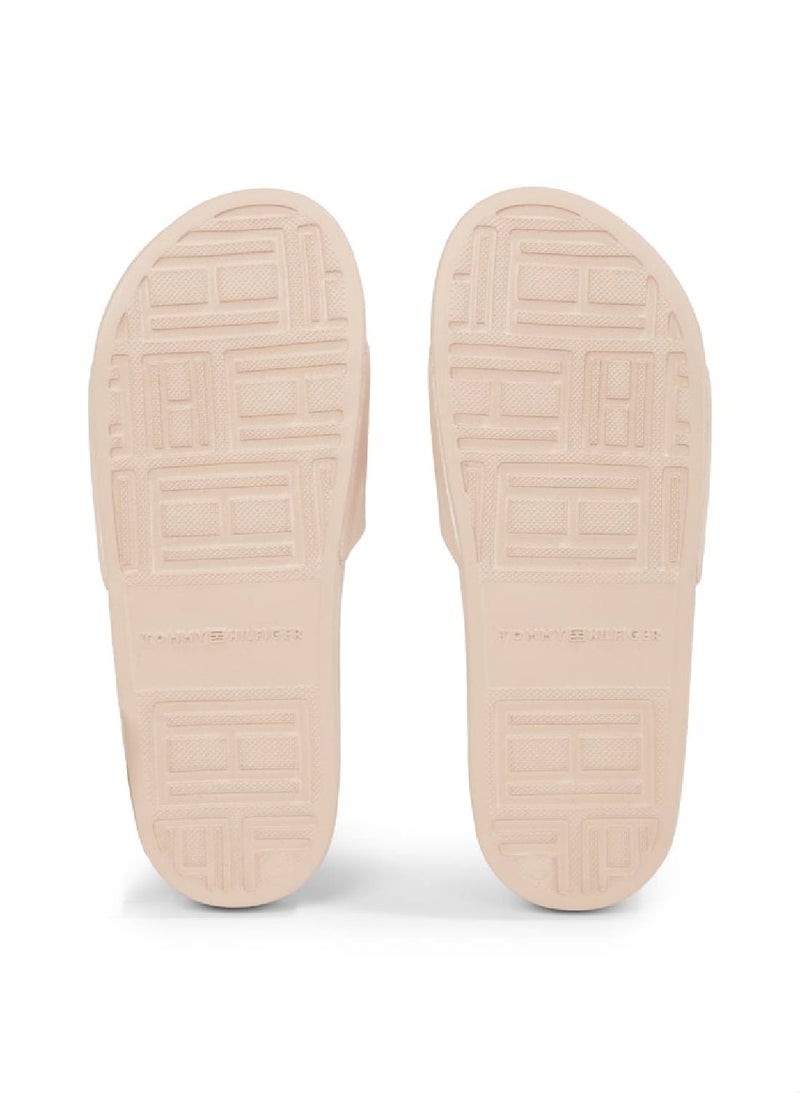 Women's Embroidered Logo Slides - Faux Leather, Pink - pzsku/ZC820CA24E362E9568F83Z/45/_/1738742087/89f1ce07-7dd2-40a3-99ee-2b2548a27f8e