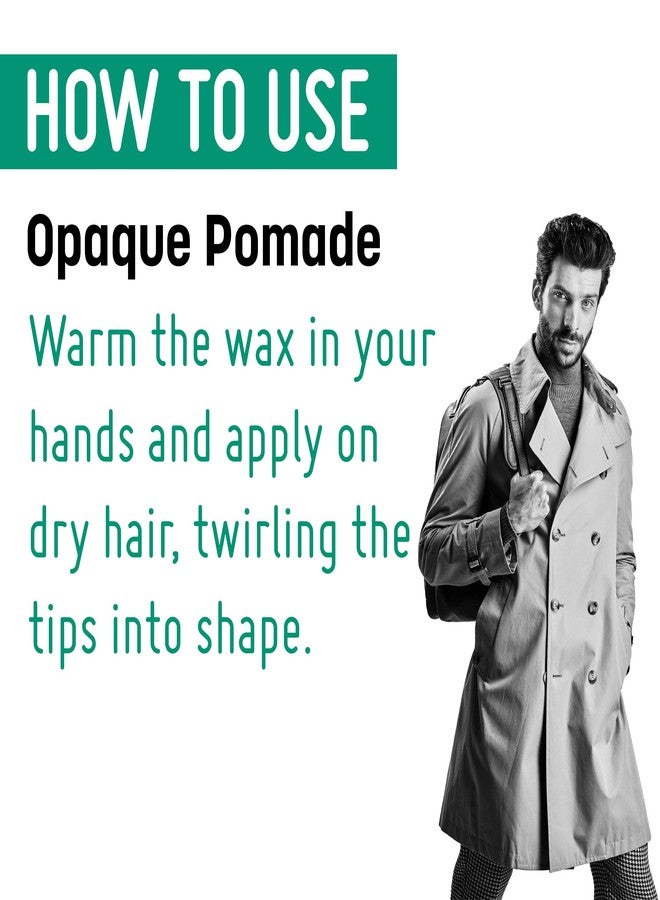 Framesi Barber Gen Opaque Pomade, 3.4 fl oz, Pomade for Men, Matte Hair Wax - Image 2