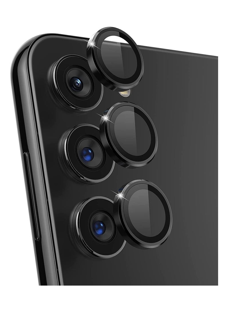 واقي عدسة الكاميرا لموبايل سامسونج جالاكسي A35 / A55، غطاء حماية للكاميرا من الزجاج المقوى بدرجة صلابة 9، حلقة معدنية فردية لموبايل سامسونج جالاكسي A35 / A55 - Image 1