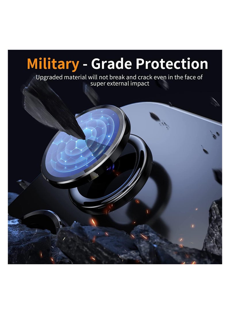 واقي عدسة الكاميرا لموبايل سامسونج جالاكسي A35 / A55، غطاء حماية للكاميرا من الزجاج المقوى بدرجة صلابة 9، حلقة معدنية فردية لموبايل سامسونج جالاكسي A35 / A55 - Image 3