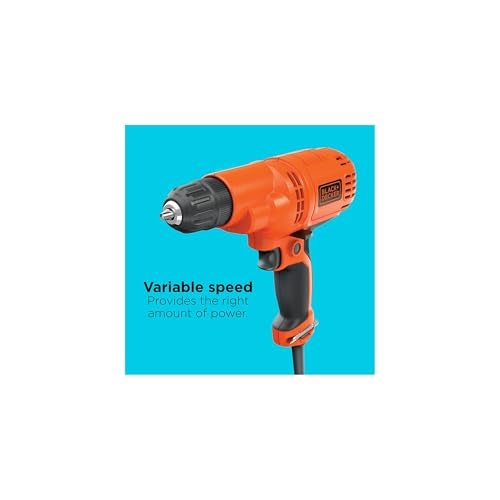 BLACK+DECKER Corded Drill, 5.5-Amp, 3/8-Inch (DR260C) - Image 4