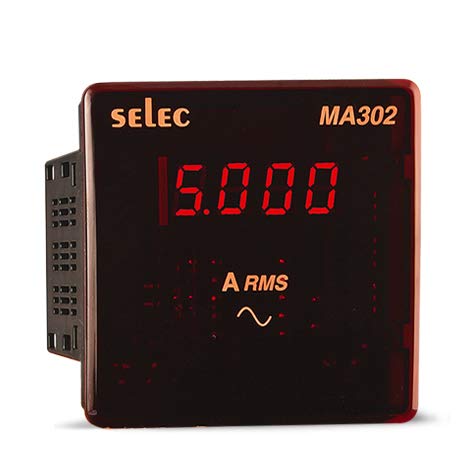 Selec Make Digital ammeter with LED display [MA302] (Pack of 1) - Image 1