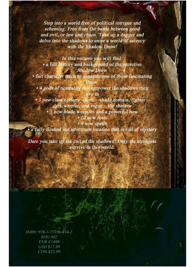 Shadow Drow A Roleplaying Game Supplement  - Image 2